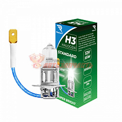 Лампа галогенная H3 12V 55W Rekzit Standard 