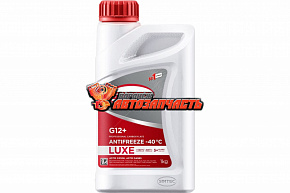 Антифриз Sintec LUX G12+ (-40) (красный)  1л (Professional Carboxilate NEW упаковка)